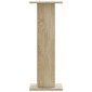 vidaXL Βάσεις Φυτών 2 Τεμ. Sonoma Δρυς 30x30x80 εκ. Επεξεργασμένο Ξύλο