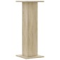 vidaXL Βάσεις Φυτών 2 Τεμ. Sonoma Δρυς 30x30x80 εκ. Επεξεργασμένο Ξύλο
