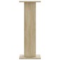 vidaXL Βάσεις Φυτών 2 Τεμ. Sonoma Δρυς 30x30x80 εκ. Επεξεργασμένο Ξύλο