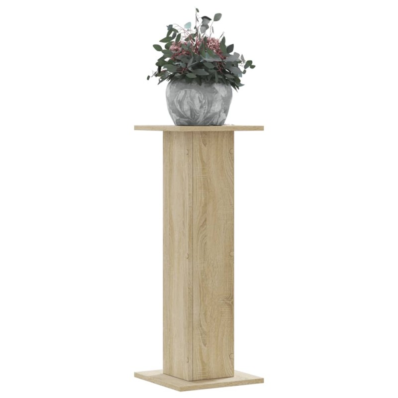 vidaXL Βάσεις Φυτών 2 Τεμ. Sonoma Δρυς 30x30x80 εκ. Επεξεργασμένο Ξύλο