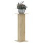 vidaXL Βάσεις Φυτών 2 Τεμ. Sonoma Δρυς 30x30x80 εκ. Επεξεργασμένο Ξύλο