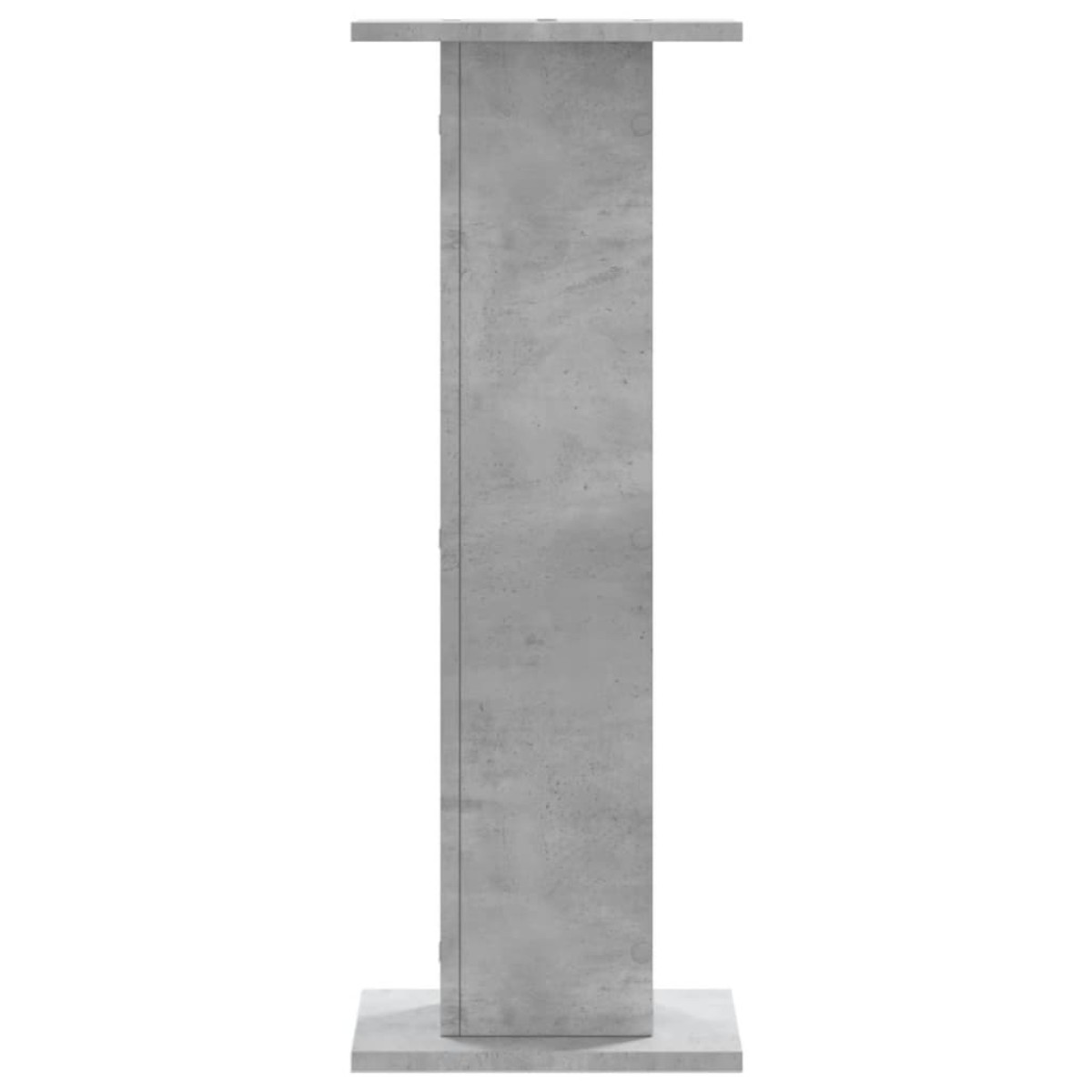vidaXL Βάσεις Φυτών 2 τεμ. Γκρι Σκυρ. 30x30x80 εκ. Επεξεργασμένο Ξύλο