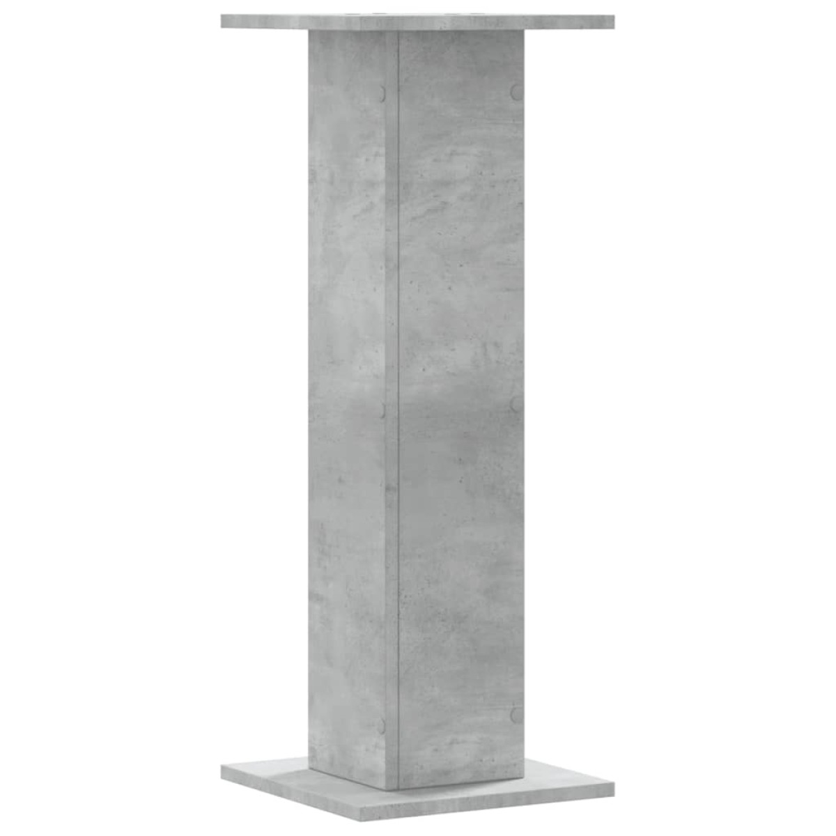 vidaXL Βάσεις Φυτών 2 τεμ. Γκρι Σκυρ. 30x30x80 εκ. Επεξεργασμένο Ξύλο