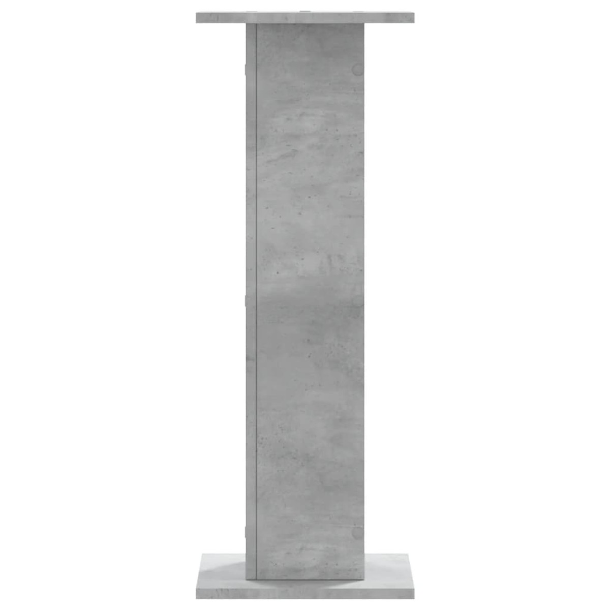 vidaXL Βάσεις Φυτών 2 τεμ. Γκρι Σκυρ. 30x30x80 εκ. Επεξεργασμένο Ξύλο