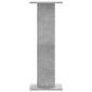 vidaXL Βάσεις Φυτών 2 τεμ. Γκρι Σκυρ. 30x30x80 εκ. Επεξεργασμένο Ξύλο