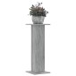 vidaXL Βάσεις Φυτών 2 Τεμ. Γκρι Sonoma 30x30x80 εκ. Επεξεργασμένο Ξύλο