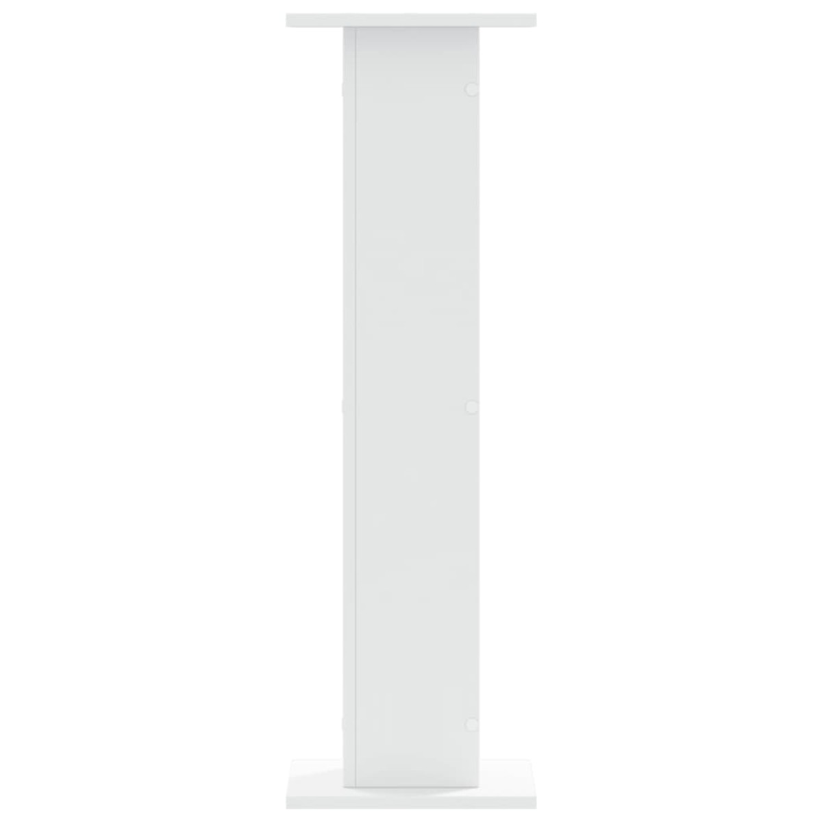 vidaXL Βάσεις Φυτών 2 τεμ. Λευκές 30x30x95 εκ. από Επεξεργασμένο Ξύλο