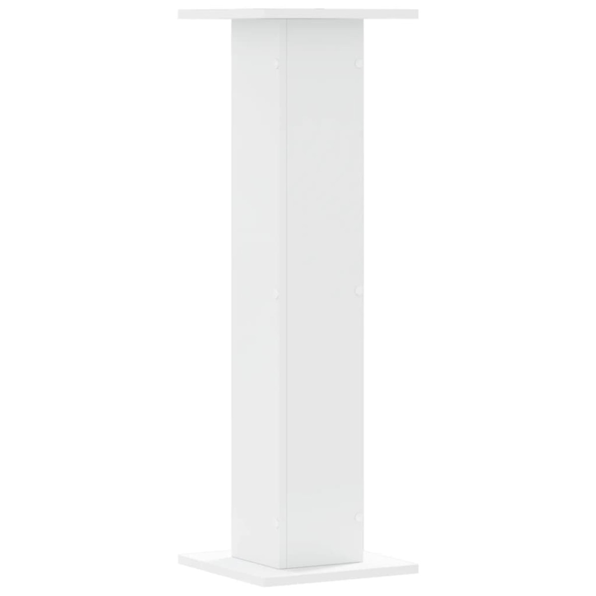 vidaXL Βάσεις Φυτών 2 τεμ. Λευκές 30x30x95 εκ. από Επεξεργασμένο Ξύλο