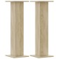 vidaXL Βάσεις Φυτών 2 Τεμ. Sonoma Δρυς 30x30x95 εκ. Επεξεργασμένο Ξύλο