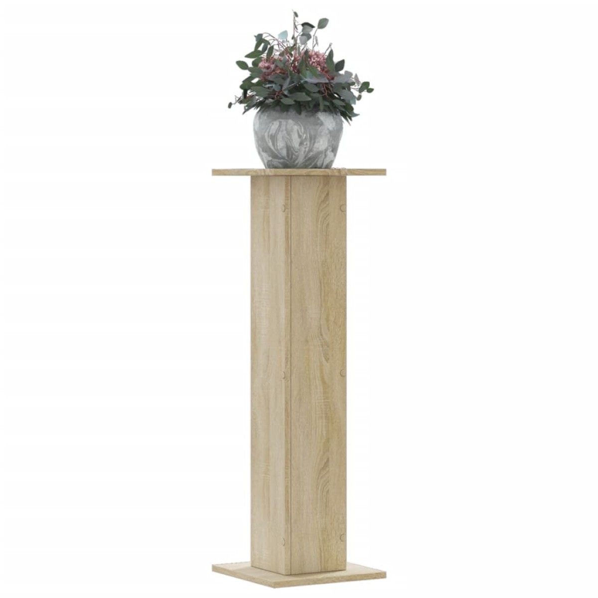vidaXL Βάσεις Φυτών 2 Τεμ. Sonoma Δρυς 30x30x95 εκ. Επεξεργασμένο Ξύλο