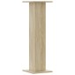vidaXL Βάσεις Φυτών 2 Τεμ. Sonoma Δρυς 30x30x95 εκ. Επεξεργασμένο Ξύλο