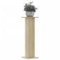vidaXL Βάσεις Φυτών 2 Τεμ. Sonoma Δρυς 30x30x95 εκ. Επεξεργασμένο Ξύλο