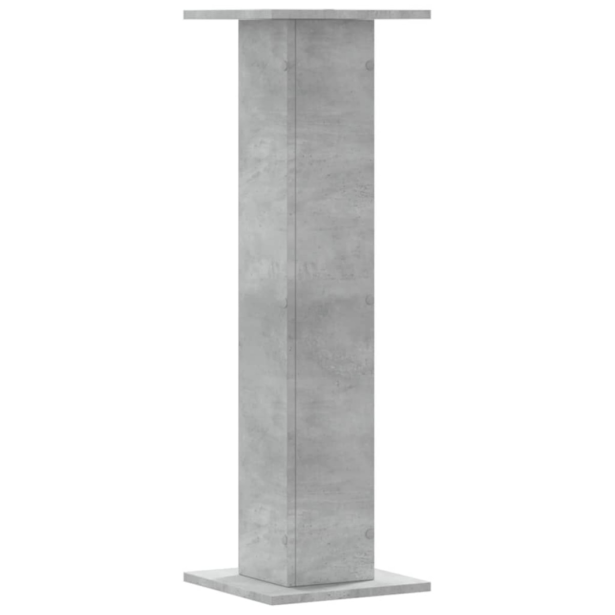 vidaXL Βάσεις Φυτών 2 τεμ. Γκρι Σκυρ. 30x30x95 εκ. Επεξεργασμένο Ξύλο