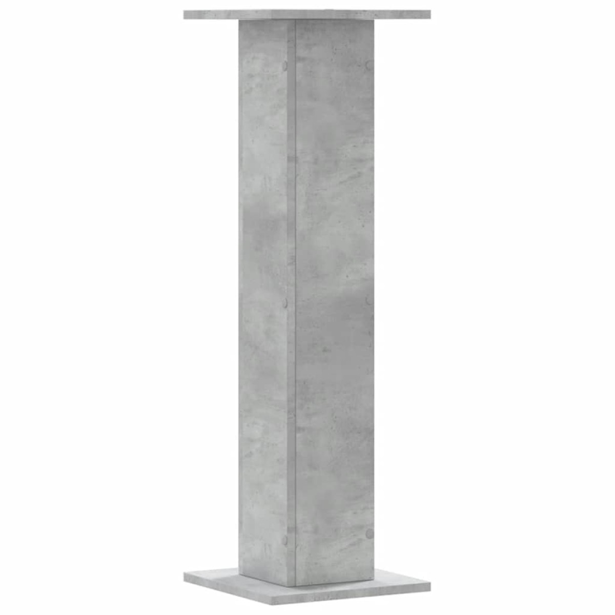 vidaXL Βάσεις Φυτών 2 τεμ. Γκρι Σκυρ. 30x30x95 εκ. Επεξεργασμένο Ξύλο