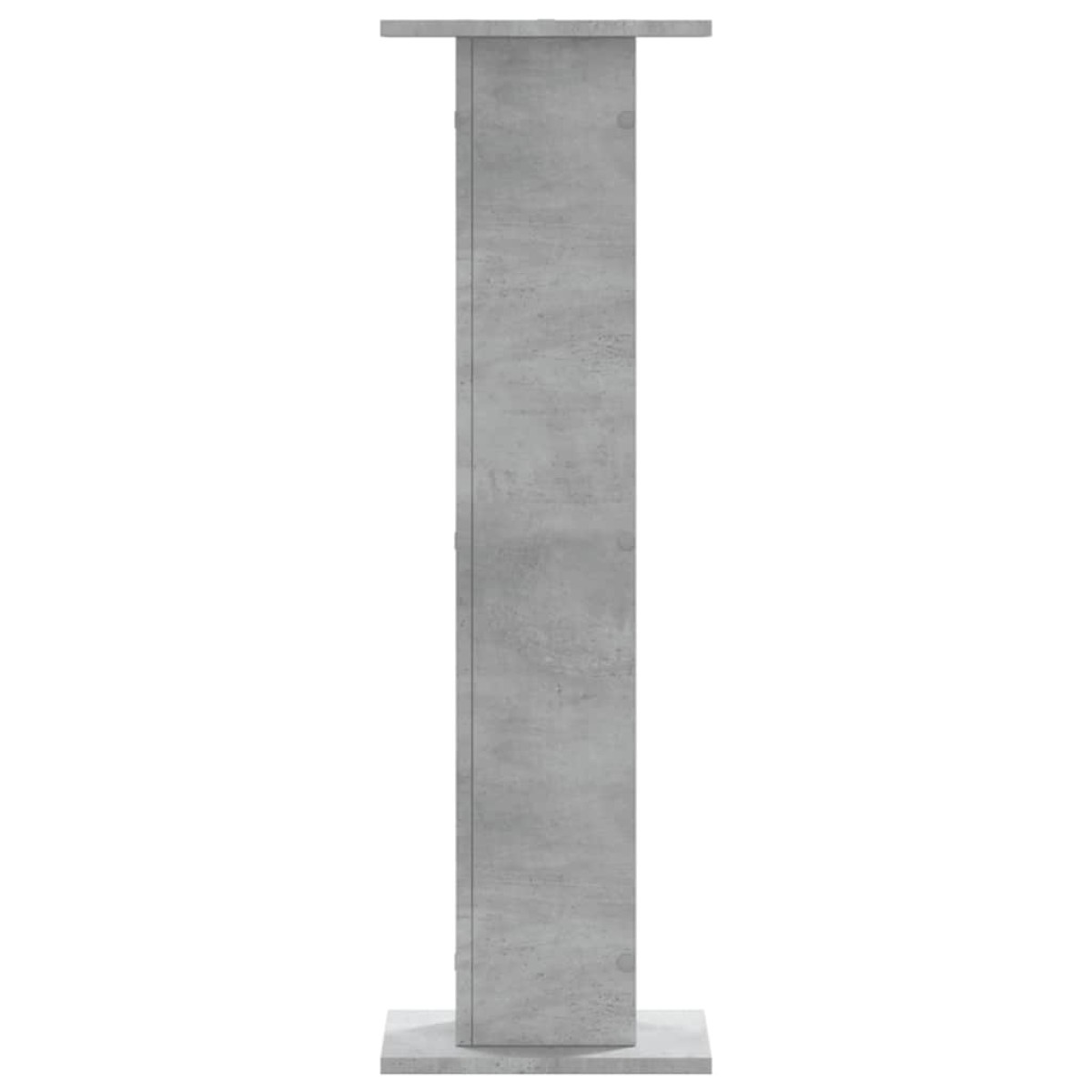 vidaXL Βάσεις Φυτών 2 τεμ. Γκρι Σκυρ. 30x30x95 εκ. Επεξεργασμένο Ξύλο