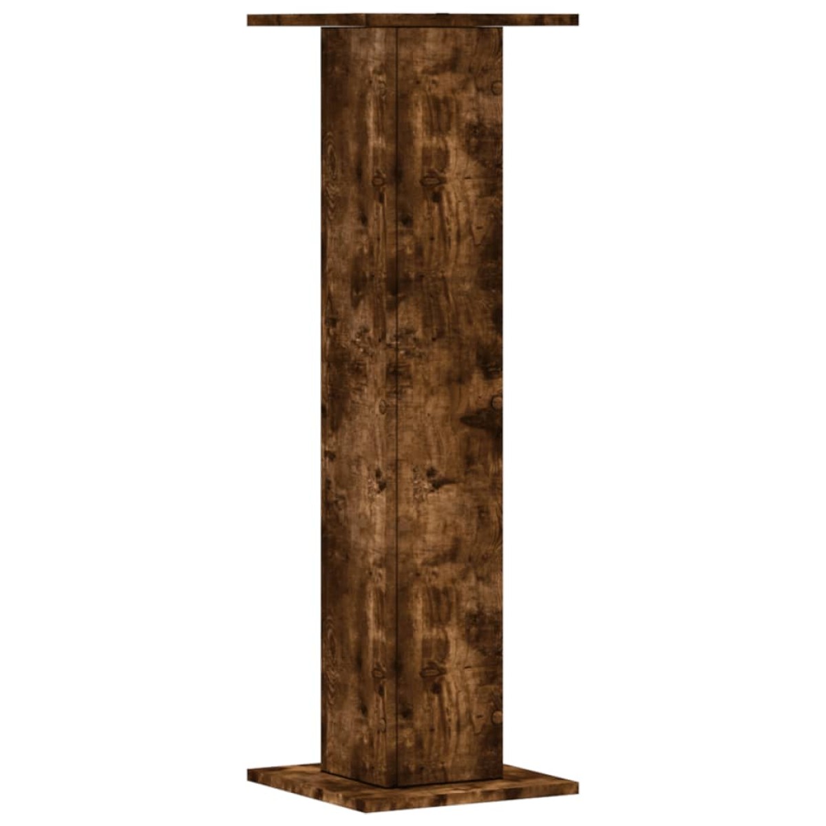 vidaXL Βάσεις Φυτών 2Τεμ. Καπνιστή Δρυς 30x30x95εκ. Επεξεργασμένο Ξύλο
