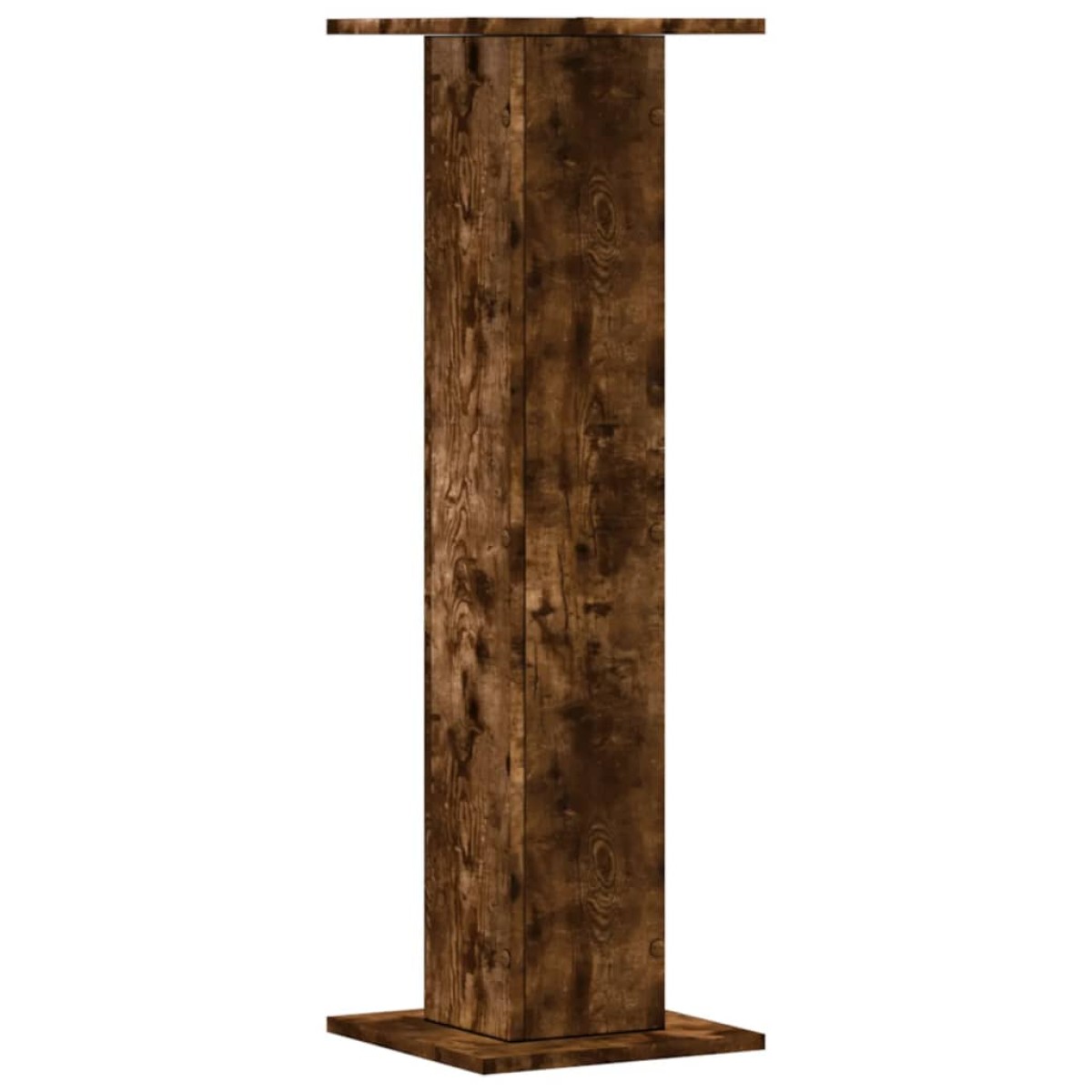 vidaXL Βάσεις Φυτών 2Τεμ. Καπνιστή Δρυς 30x30x95εκ. Επεξεργασμένο Ξύλο