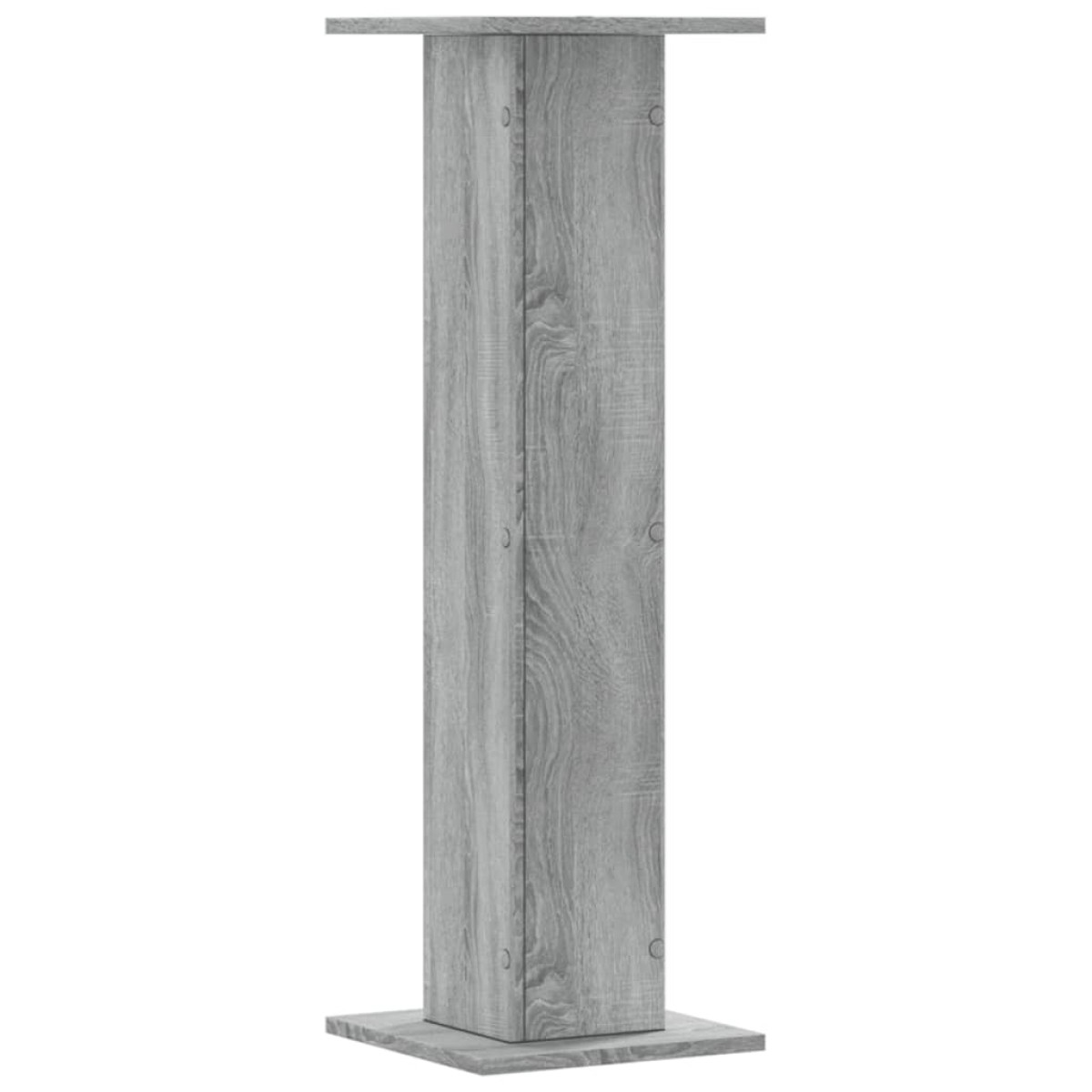 vidaXL Βάσεις Φυτών 2 τεμ. Γκρι Sonoma 30x30x95 εκ. Επεξ. Ξύλο