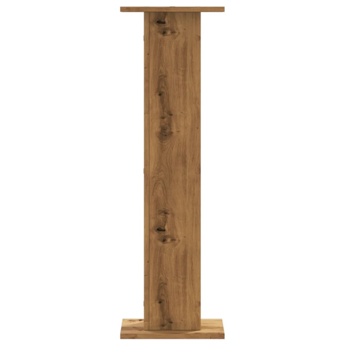 vidaXL Βάσεις Φυτών 2 τεμ. Αρτισιανή Δρυς 30x30x95 εκ. Επεξ. Ξύλο