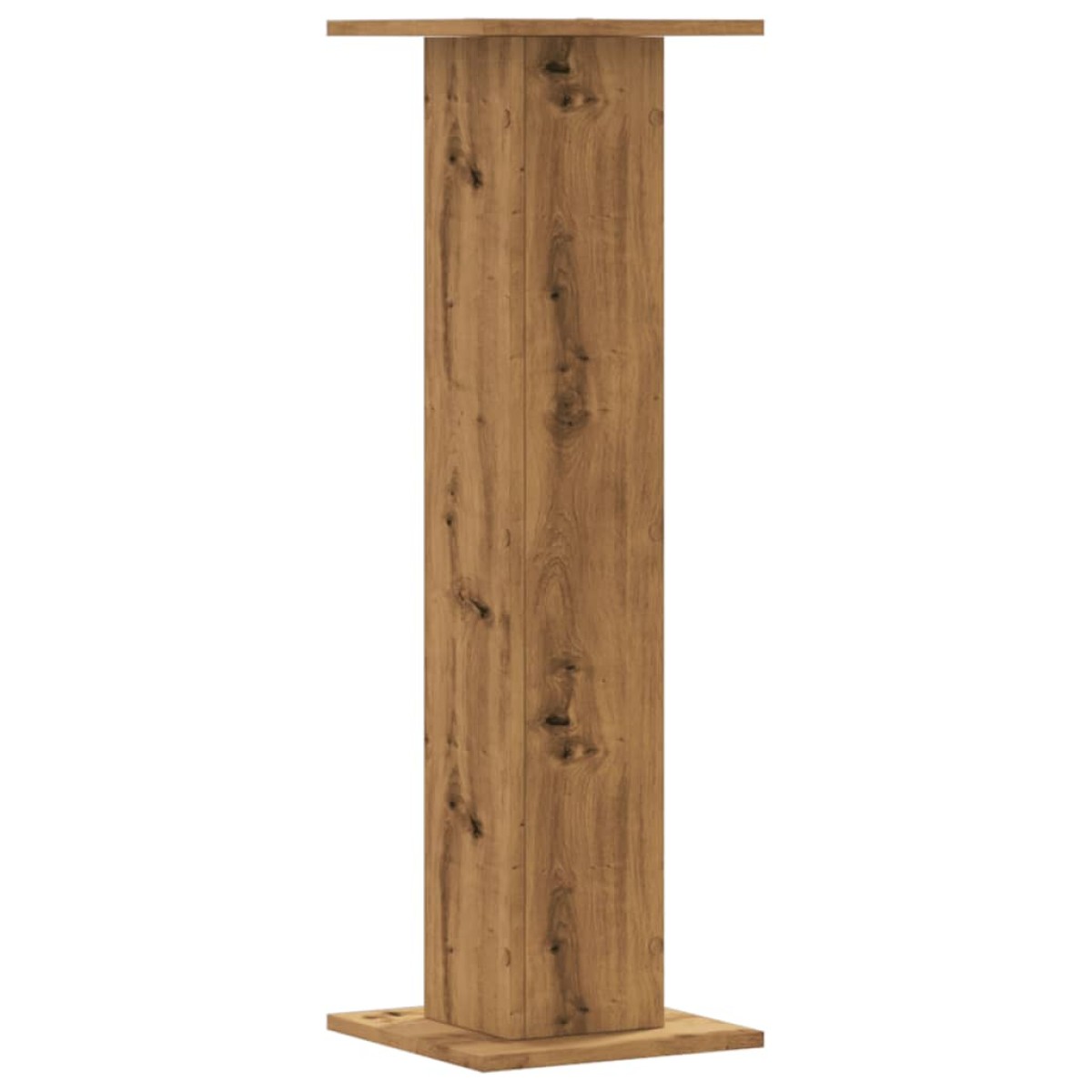 vidaXL Βάσεις Φυτών 2 τεμ. Αρτισιανή Δρυς 30x30x95 εκ. Επεξ. Ξύλο