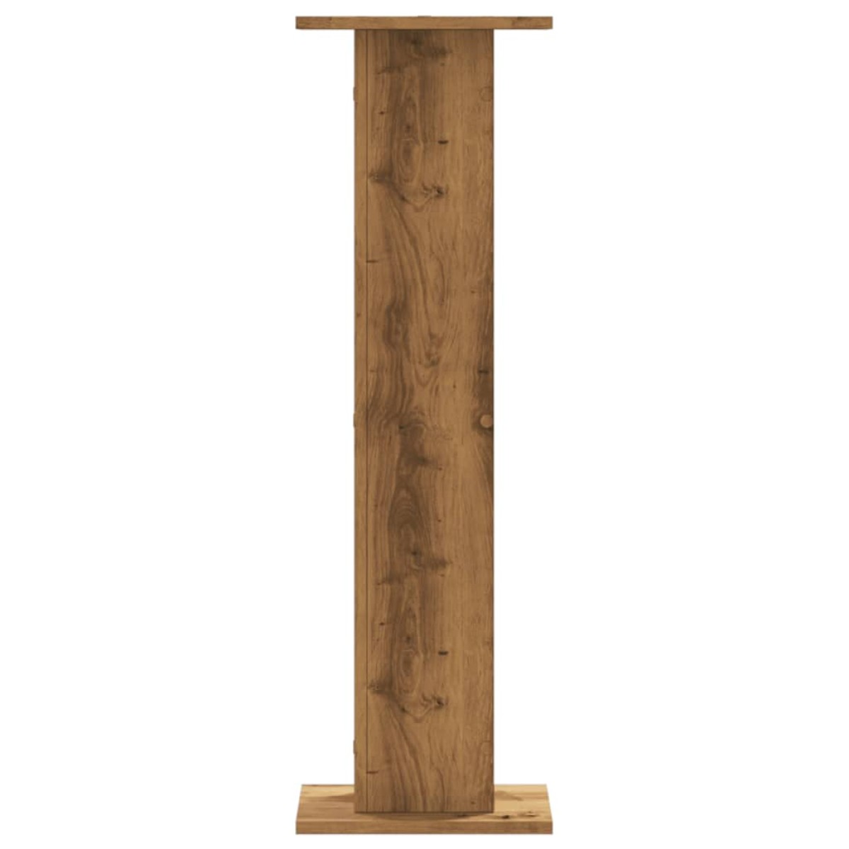 vidaXL Βάσεις Φυτών 2 τεμ. Αρτισιανή Δρυς 30x30x95 εκ. Επεξ. Ξύλο