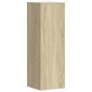 vidaXL Βάσεις Φυτών 2 Τεμ. Sonoma Δρυς 33x33x100εκ. Επεξεργασμένο Ξύλο