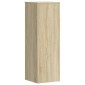 vidaXL Βάσεις Φυτών 2 Τεμ. Sonoma Δρυς 33x33x100εκ. Επεξεργασμένο Ξύλο