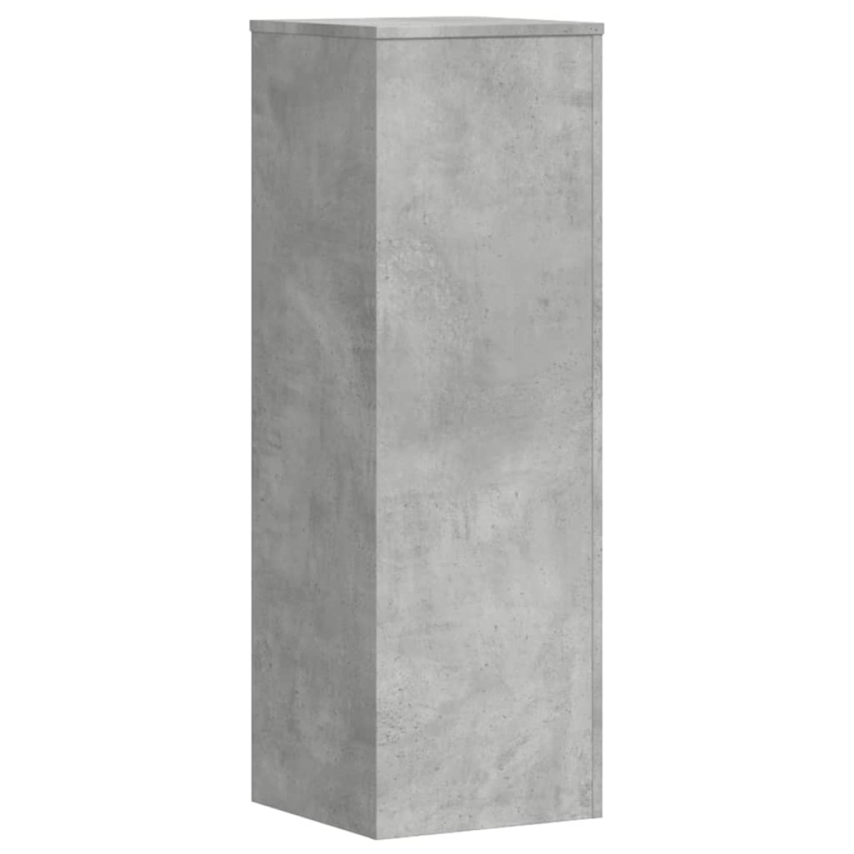 vidaXL Βάσεις Φυτών 2 τεμ. Γκρι Σκυρ. 33x33x100 εκ. Επεξεργασμένο Ξύλο