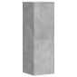 vidaXL Βάσεις Φυτών 2 τεμ. Γκρι Σκυρ. 33x33x100 εκ. Επεξεργασμένο Ξύλο