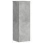 vidaXL Βάσεις Φυτών 2 τεμ. Γκρι Σκυρ. 33x33x100 εκ. Επεξεργασμένο Ξύλο