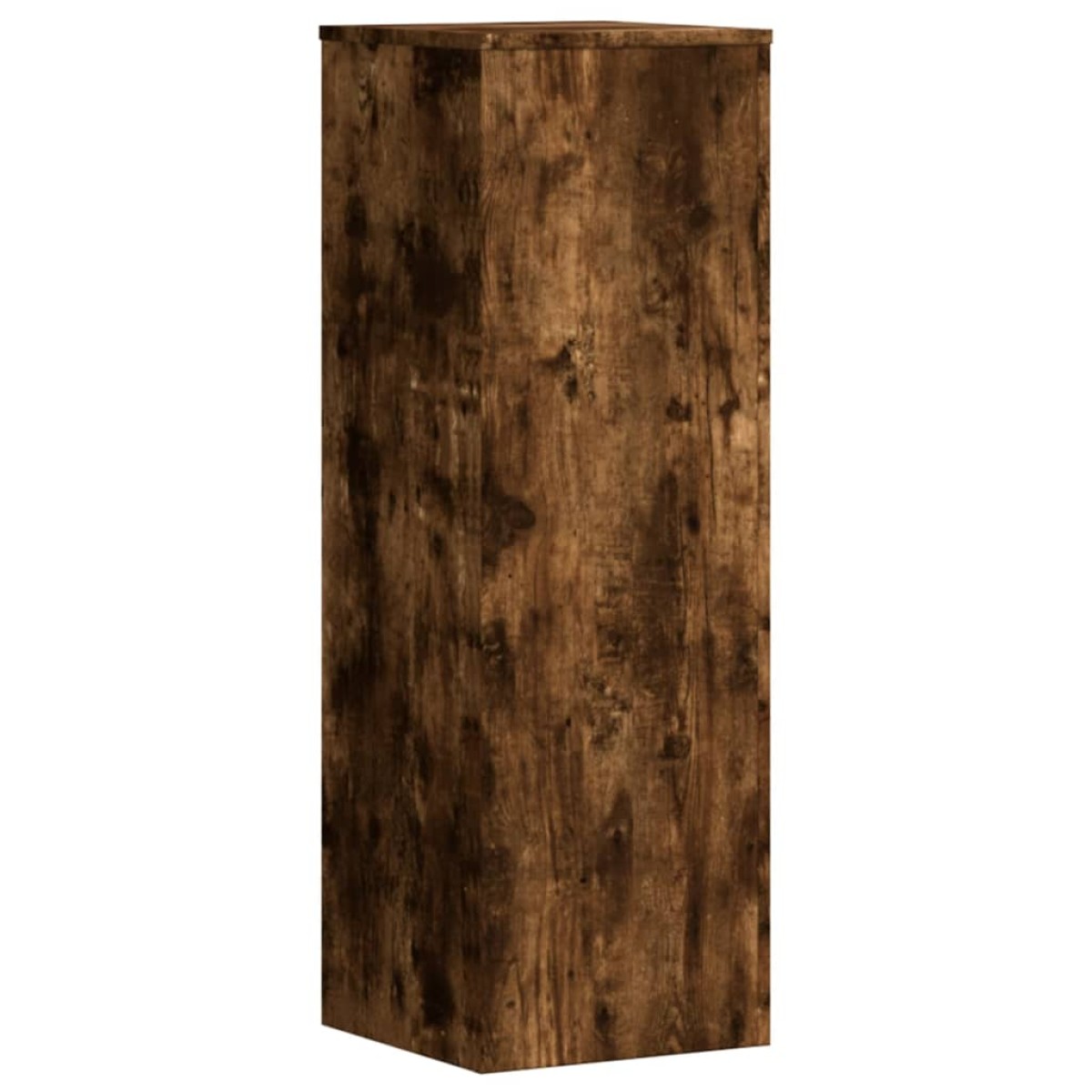 vidaXL Βάσεις Φυτών 2Τεμ. Καπνιστή Δρυς 33x33x100εκ Επεξεργασμένο Ξύλο