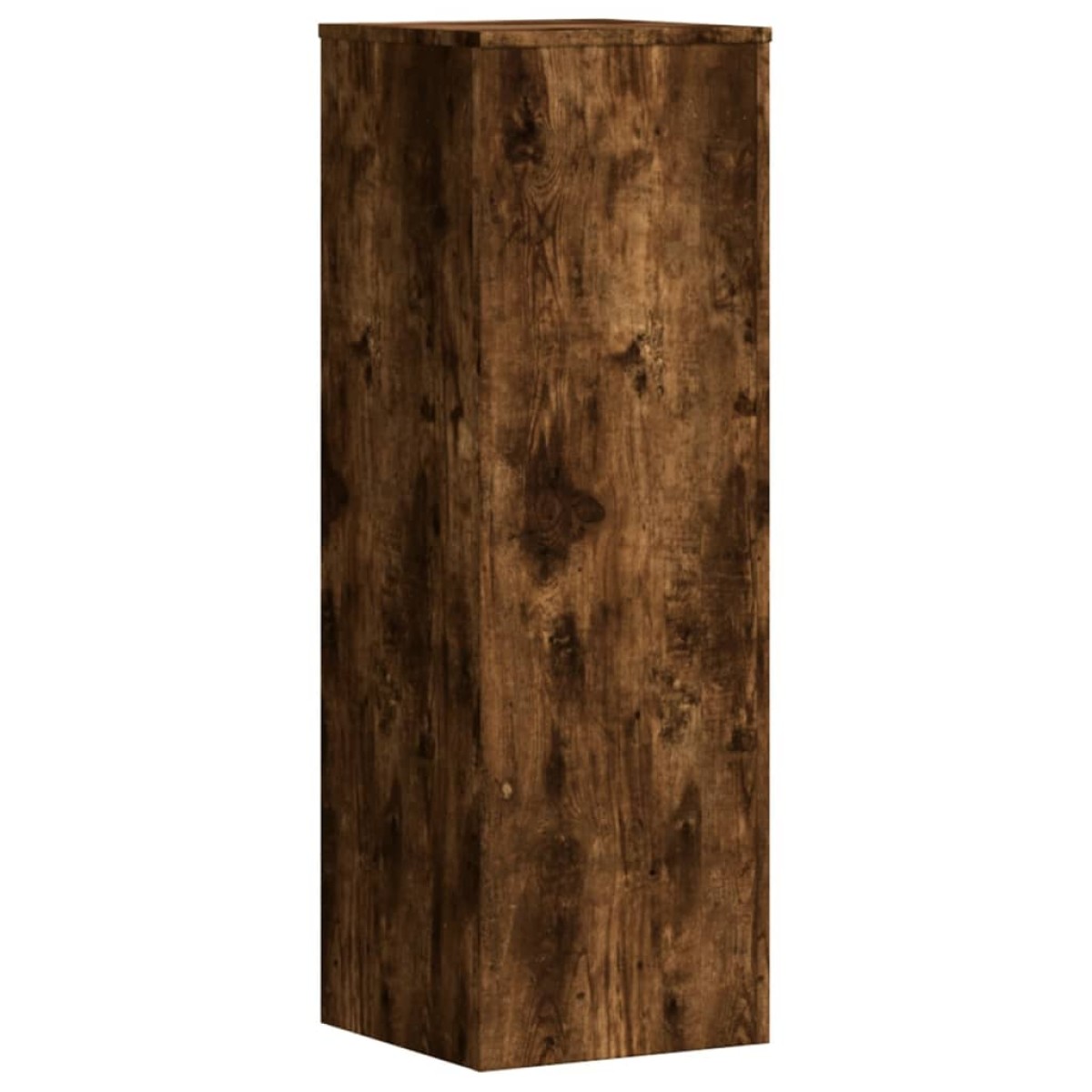 vidaXL Βάσεις Φυτών 2Τεμ. Καπνιστή Δρυς 33x33x100εκ Επεξεργασμένο Ξύλο