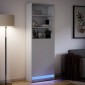 vidaXL Ντουλάπι με LED Λευκό 69x32,5x200 εκ. από Επεξεργασμένο Ξύλο