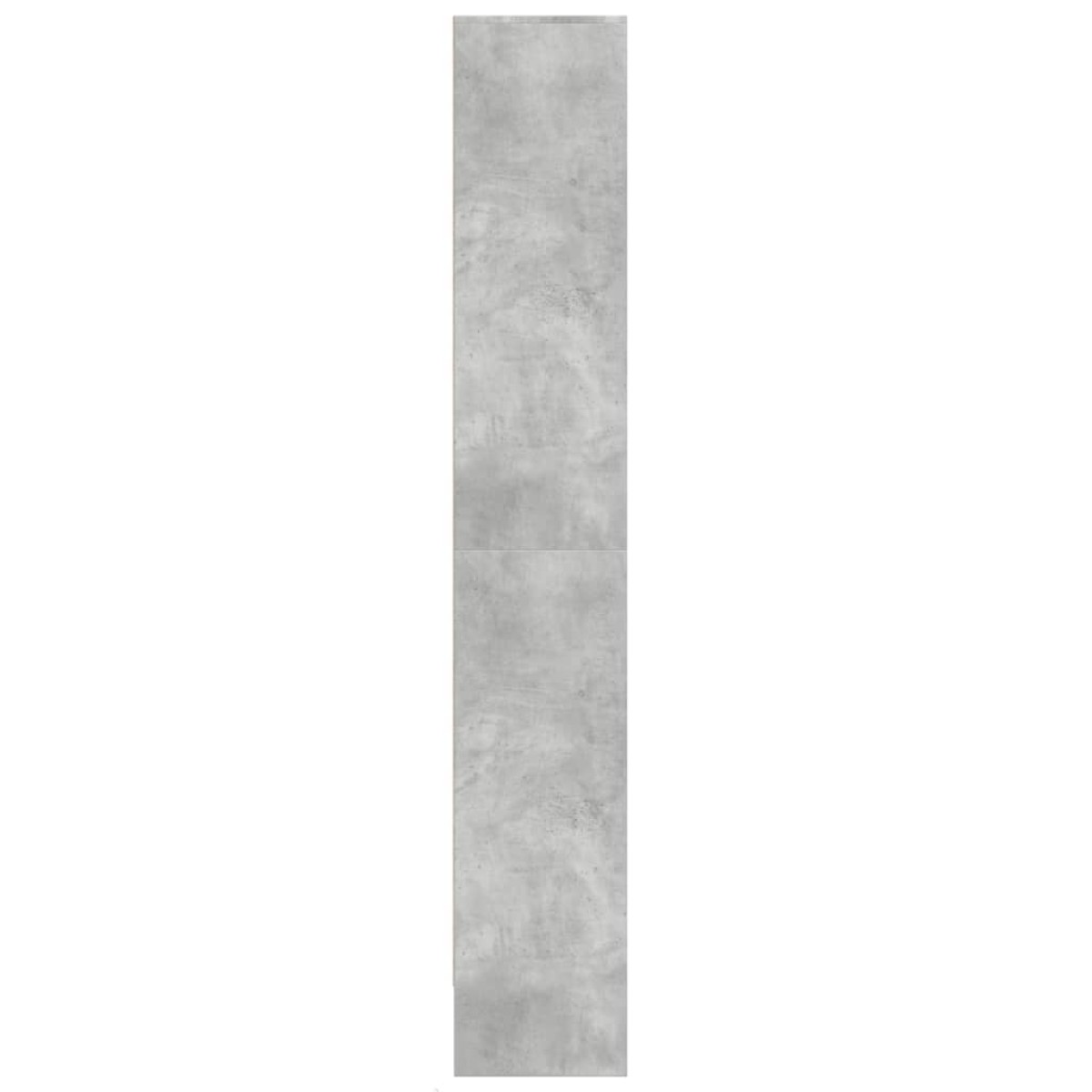 vidaXL Ντουλάπι με LED Γκρι 69x32,5x200 εκ. από Επεξεργασμένο Ξύλο