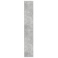 vidaXL Ντουλάπι με LED Γκρι 69x32,5x200 εκ. από Επεξεργασμένο Ξύλο
