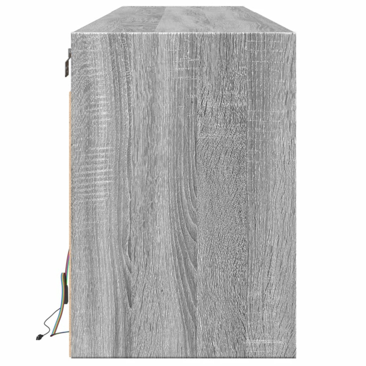 vidaXL Έπιπλο Τοίχου Τηλεόρασης με LED Γκρι Sonoma 180x31x45 εκ.
