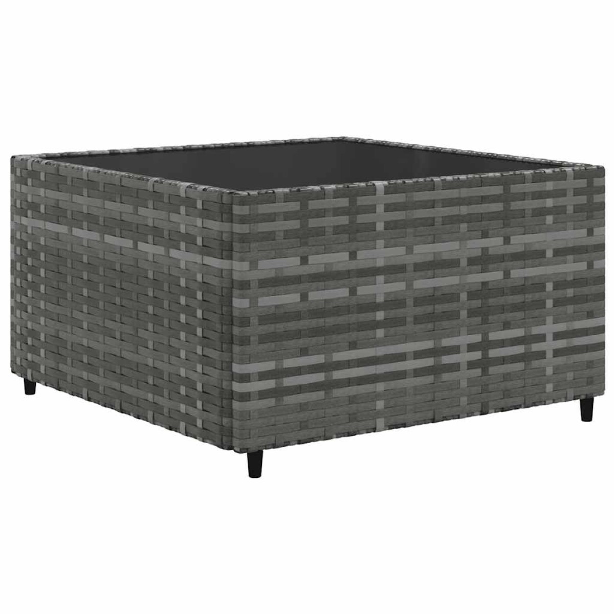 vidaXL Σαλόνι Κήπου Σετ 5 Τεμαχίων Γκρι Συνθετικό Ρατάν με Μαξιλάρια