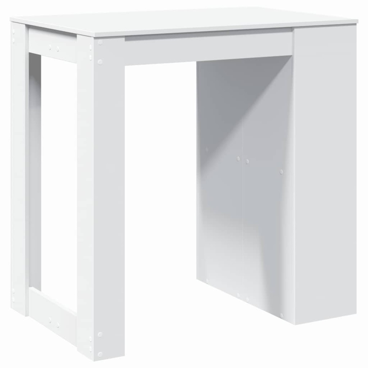 vidaXL Τραπέζι Μπαρ Λευκό 102x70x103,5εκ. Επεξεργ. Ξύλο