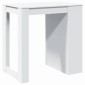 vidaXL Τραπέζι Μπαρ Λευκό 102x70x103,5εκ. Επεξεργ. Ξύλο