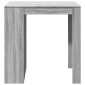 vidaXL Τραπέζι Μπαρ Γκρι Sonoma 102x70x103,5 εκ. Επεξεργ. Ξύλο