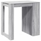 vidaXL Τραπέζι Μπαρ Γκρι Sonoma 102x70x103,5 εκ. Επεξεργ. Ξύλο