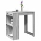 vidaXL Τραπέζι Μπαρ Γκρι Sonoma 102x70x103,5 εκ. Επεξεργ. Ξύλο