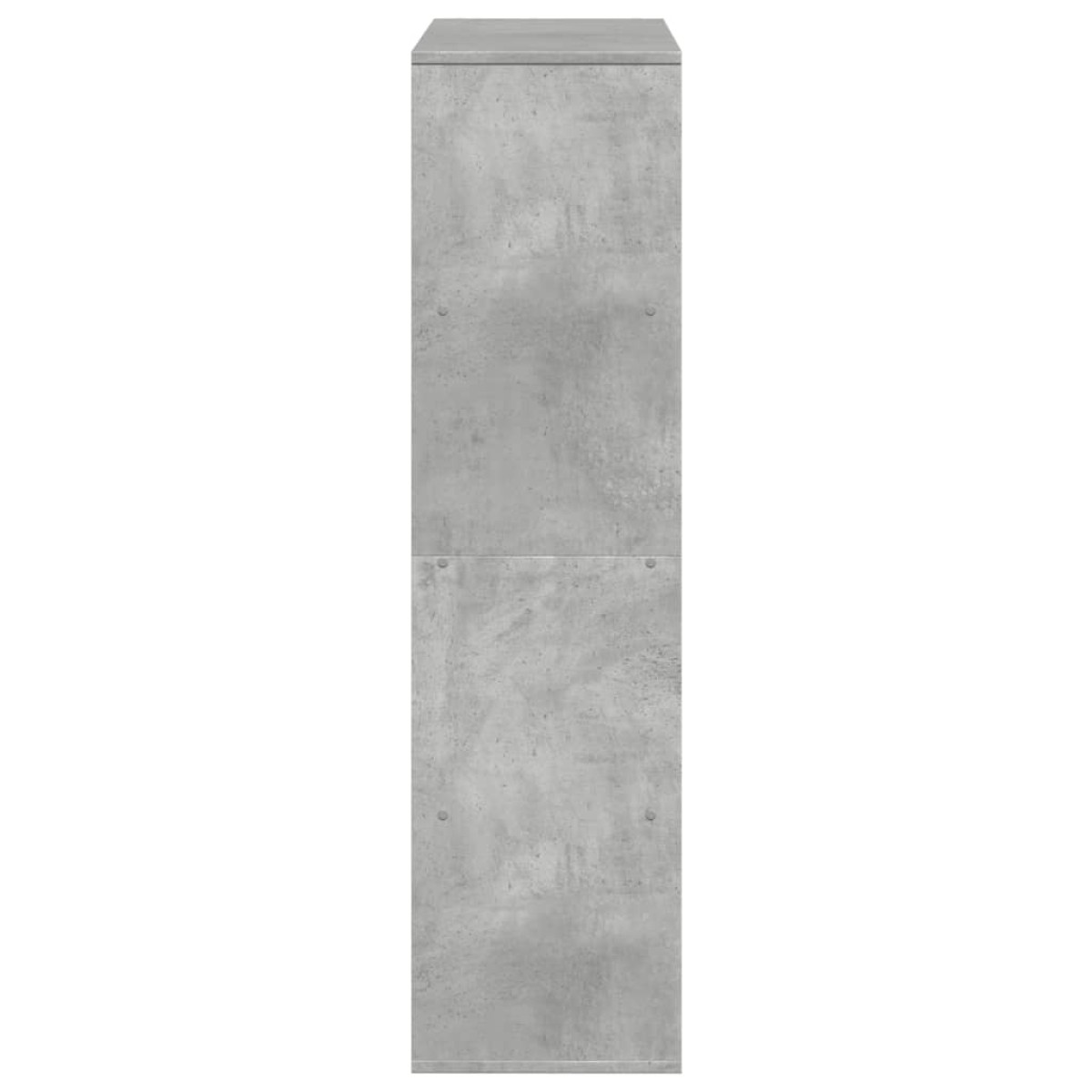 vidaXL Βιβλιοθήκη Γκρι Σκυροδέματος 100x33x125,5 εκ. Επεξεργ. Ξύλο