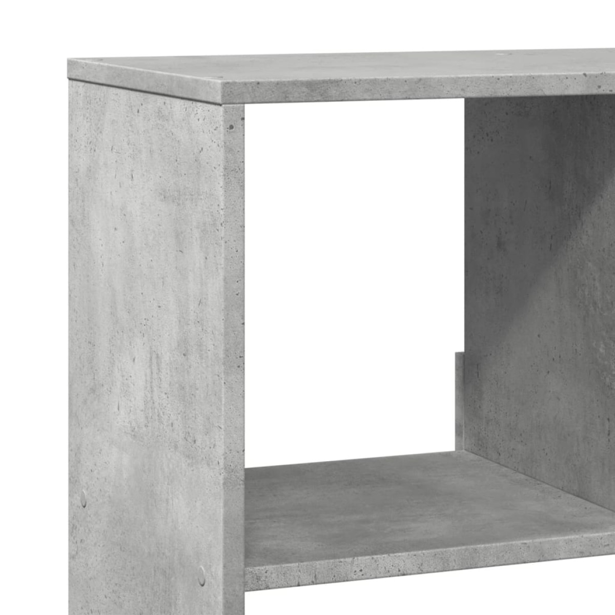 vidaXL Βιβλιοθήκη Γκρι Σκυροδέματος 100x33x125,5 εκ. Επεξεργ. Ξύλο