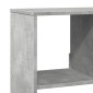 vidaXL Βιβλιοθήκη Γκρι Σκυροδέματος 100x33x125,5 εκ. Επεξεργ. Ξύλο