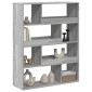 vidaXL Βιβλιοθήκη Γκρι Sonoma 100x33x125,5 εκ. από Επεξεργασμένο Ξύλο