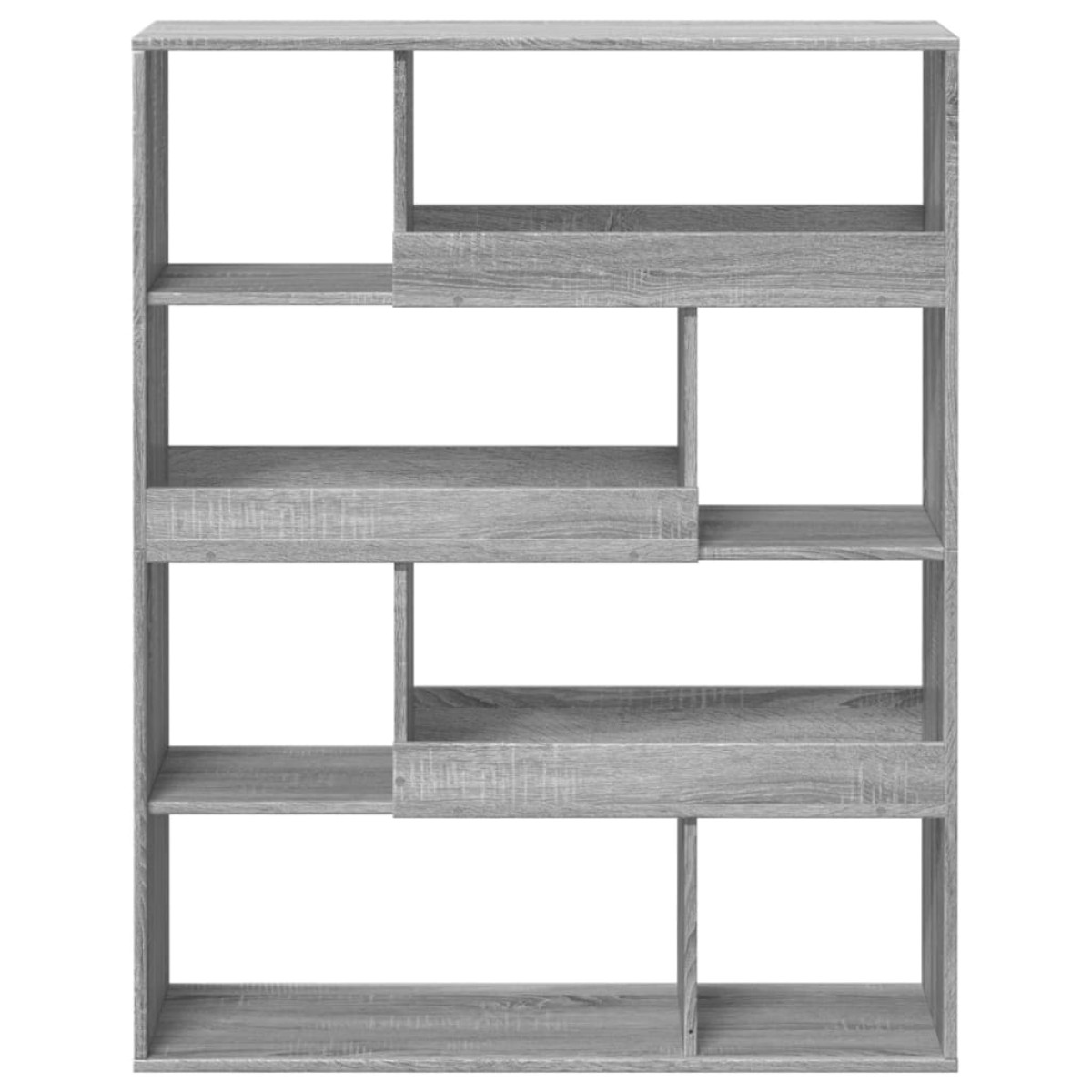 vidaXL Βιβλιοθήκη Γκρι Sonoma 100x33x125,5 εκ. από Επεξεργασμένο Ξύλο