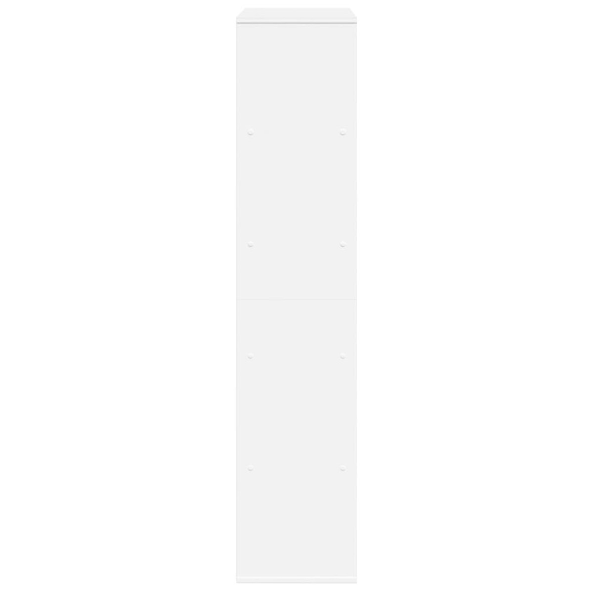vidaXL Βιβλιοθήκη Λευκή 100x33x156,5 εκ. από Επεξεργασμένο Ξύλο
