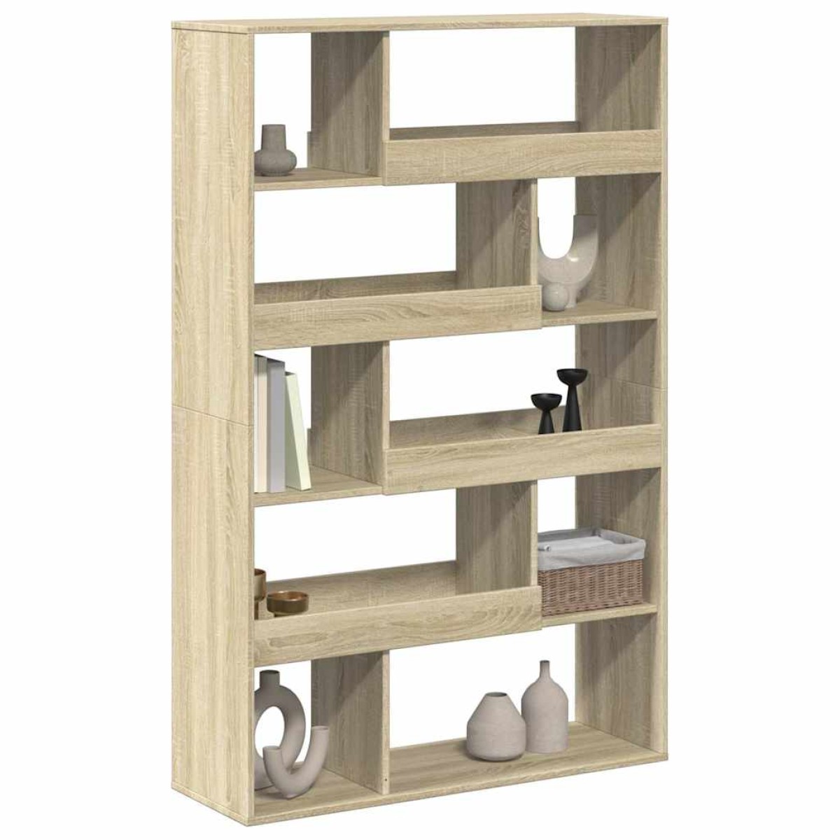 vidaXL Βιβλιοθήκη Sonoma Δρυς 100x33x156,5 εκ. από Επεξεργασμένο Ξύλο