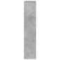 vidaXL Βιβλιοθήκη Γκρι Σκυροδέματος 100x33x156,5 εκ. Επεξεργ. Ξύλο